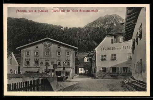 AK Fulpmes, Partie mit der Werk-Genossenschaft