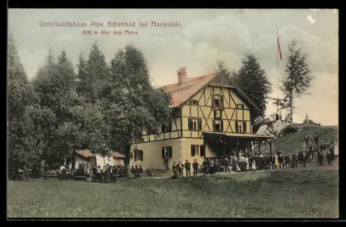 AK Mariastein, Unterkunftshaus Alpe Bärenbad