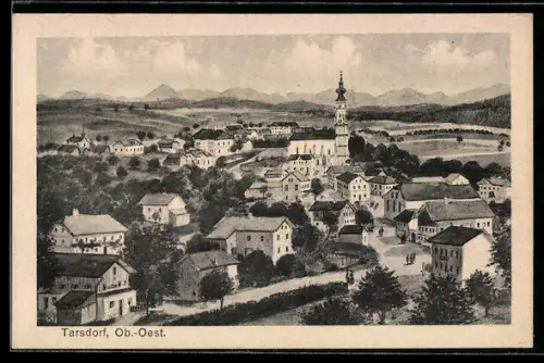 Künstler-AK Tarsdorf, Teilansicht