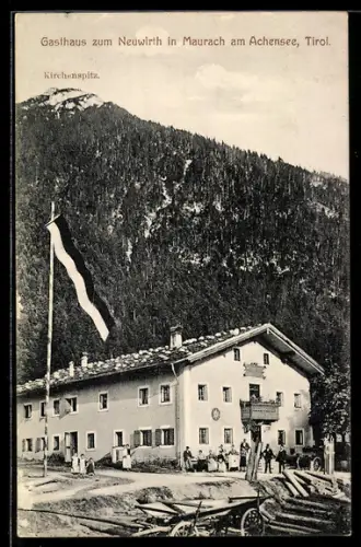 AK Maurach am Achensee, Gasthaus zum Neuwirth, Kirchenspitz