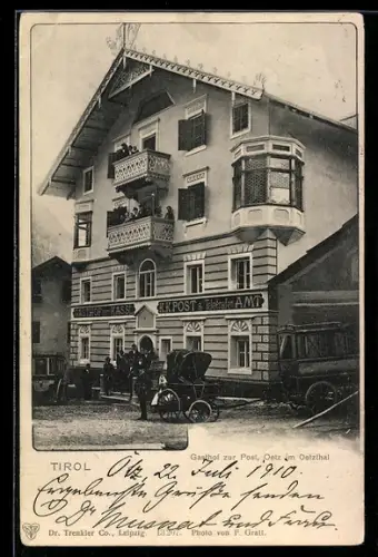 AK Oetz im Oetzthal, Gasthof zum Kassl, Aussenansicht
