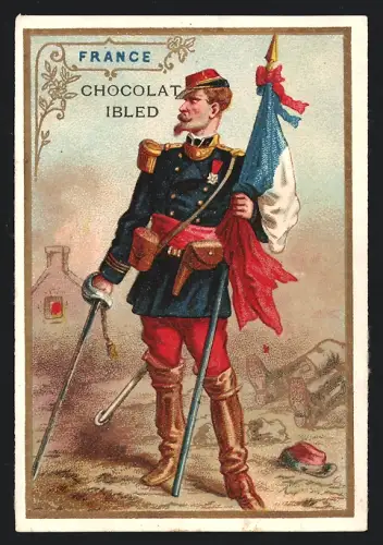 Sammelbild Chocolat Ibled, France, Soldat
