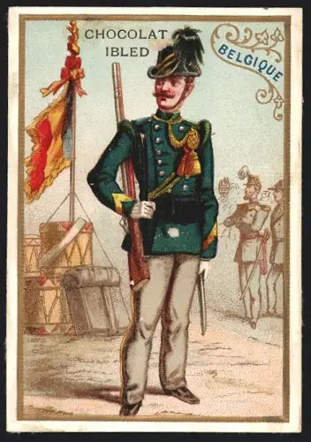 Sammelbild Chocolat Ibled, Belgique, Soldat