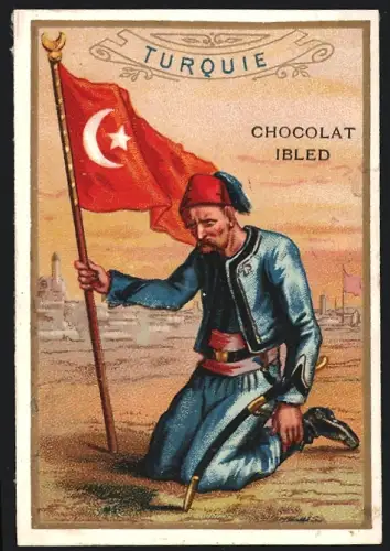 Sammelbild Chocolat Ibled, Turquie, Soldat