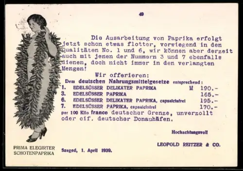 AK Leopold Reitzer & Co Schotenpaprika Produkte