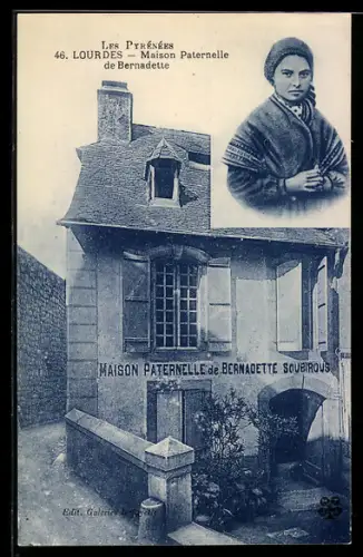 AK Lourdes, Maison Paternele de Bernadette