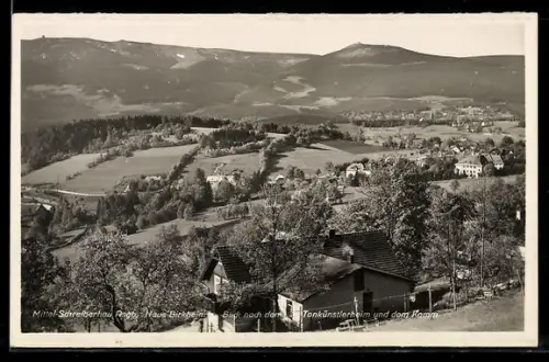 AK Mittel-Schreiberhau /Rsgb., Haus Bickheim aus der Vogelschau