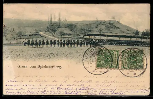 AK Spicheren, Spichererberg mit Soldaten