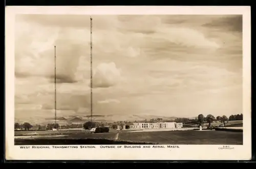 AK Washford Cross, West Regional Transmitting Station, Outside of Building and Aerial Masts