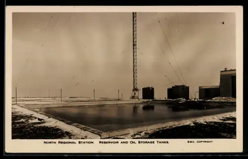 AK Holme Moss, North Regional Station, Reservoir and Oil Storage Tanks