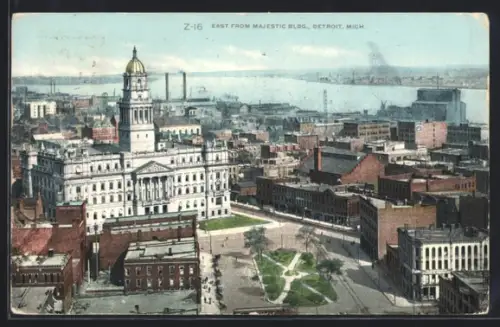 AK Detroit, MI, East from Majestic Bldg