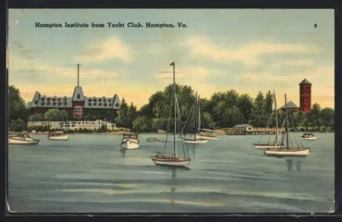 AK Hampton, VA, Hampton Institute from Yacht Club