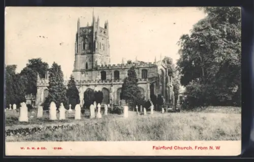 AK Fairford, Fairford Church from N. W