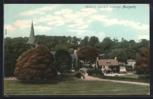 AK Morpeth, Mitford Church & Vicarage