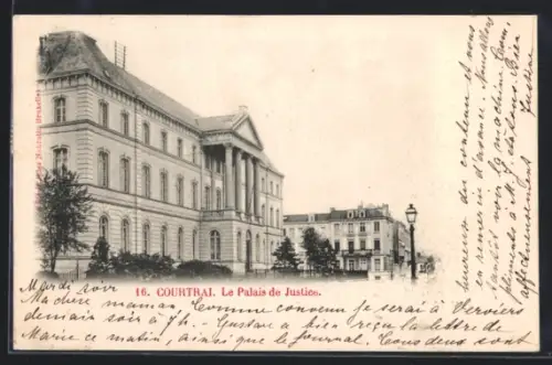 AK Courtrai, Le Palais de Justice