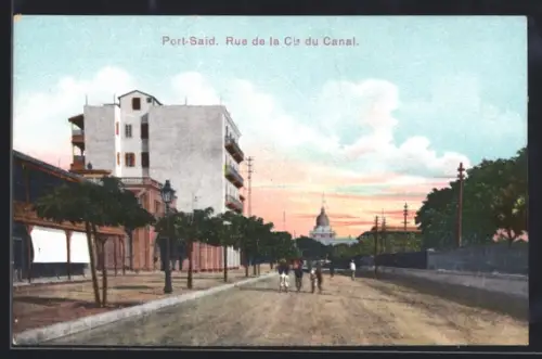 AK Port-Said, Rue de la Cie du Canal