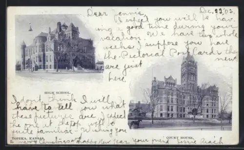 AK Topeka, KS, High School, Court House