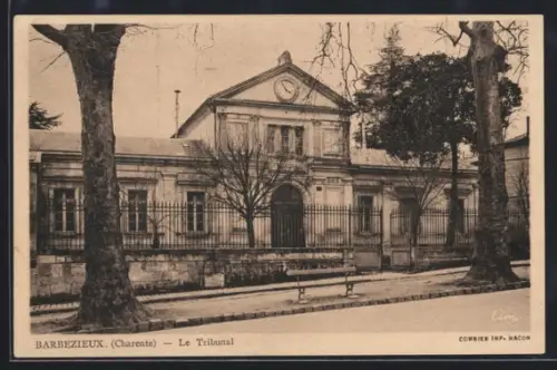 AK Barbezieux /Charente, Le Tribunal