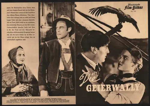 Filmprogramm IFB Nr. 738, Die Geierwally, Heidemarie Hatheyer, Sepp Rist, Regie: Hans Steinhoff