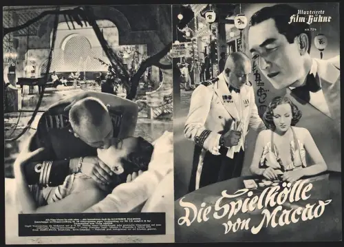 Filmprogramm IFB Nr. 724, Die Spielhölle von Macao, Sessue Hayakawa, Regie: Jean Delannoy