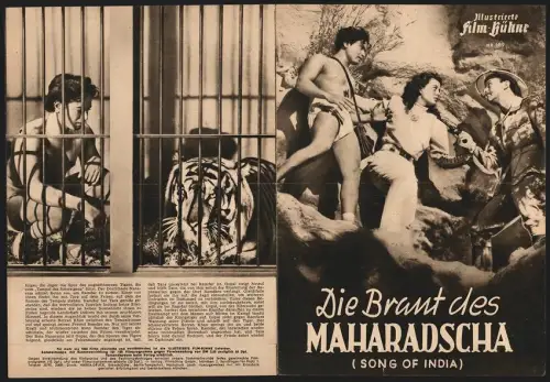 Filmprogramm IFB Nr. 689, Die Braut des Maharadscha, Gail Russell, Sabu, Turhan Bey, Regie: Arthur Lubin