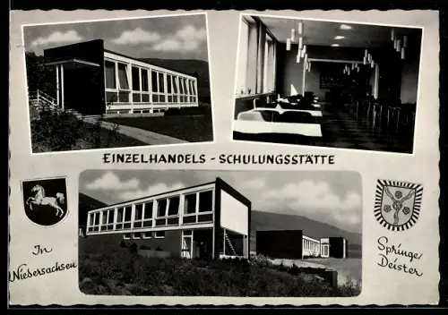 AK Springe /Deister, einzelhandels-Schulungsstätte, Innenansicht, Seitenansicht