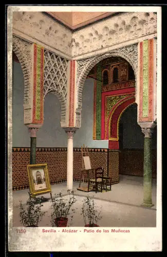 AK Sevilla, Alcázar, Patio de las Muñecas