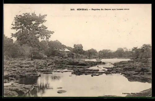 AK Sénégal, Rapides du fleuve aux basses eaux