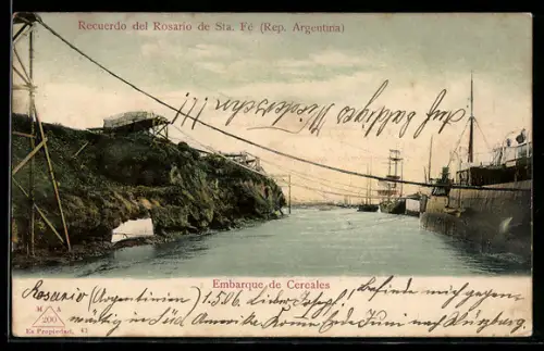 AK Rosario de Santa Fé, Embarque de Cereales