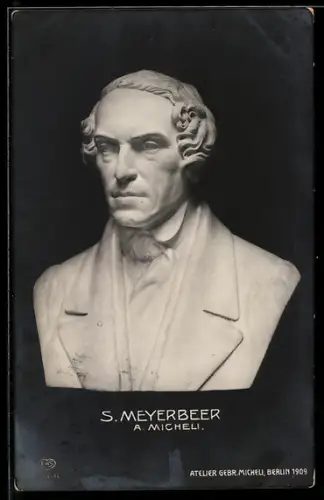 AK Büste von S. Meyerbeer