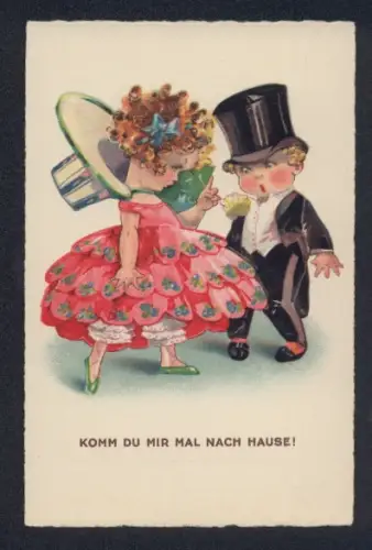 AK Komm Du mir mal nach Hause!, Streit eines kleinen Paares