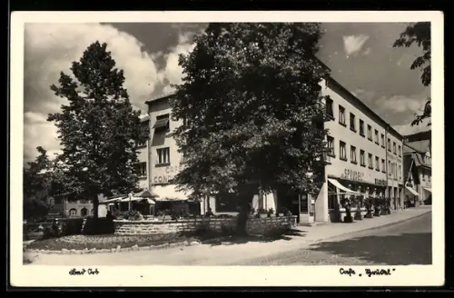 AK Bad Orb, Café-Konditorei Sprudel & Braustübel, Inh. Ludwig Theilmann