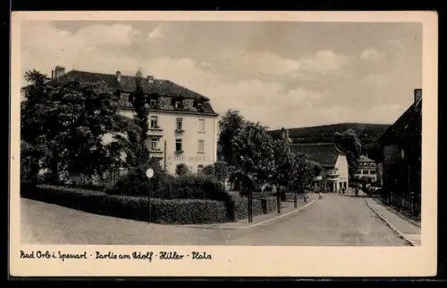 AK Bad Orb i. Spessart, Partie am Platz