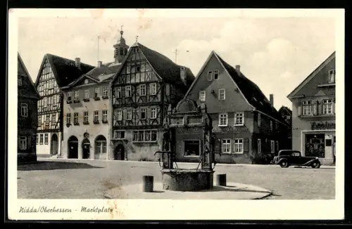 AK Nidda / Oberhessen, Marktplatz