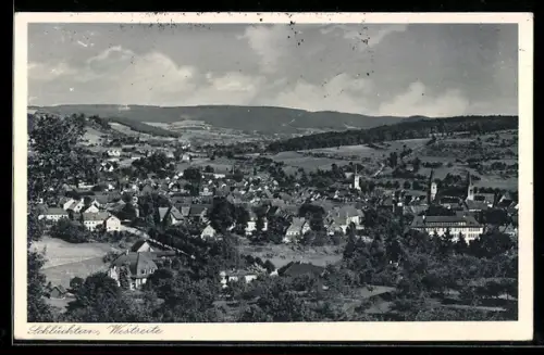 AK Schlüchtern, Ortsansicht, Westseite