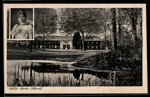 AK Paretz, Schloss Paretz, Parkrestaurant Luisenquelle, Inh. Karl Feuerstack