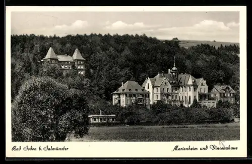 AK Bad Soden /Salmünster, Marienheim und Vinzenzhaus