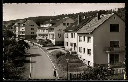 AK Bad Orb, Leopold-Koch-Strasse, Wohnhäuser