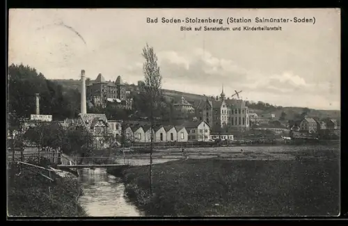 AK Bad Soden-Stolzenberg, Sanatorium, Kinderheilanstalt