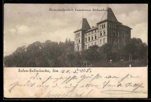 AK Soden-Salmünster, Naturheilanstalt Sanatorium Stolzenberg