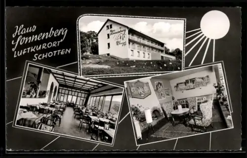 AK Schotten, Haus Sonnenberg, Hotel, Restaurant, Besitzer Conrad KG