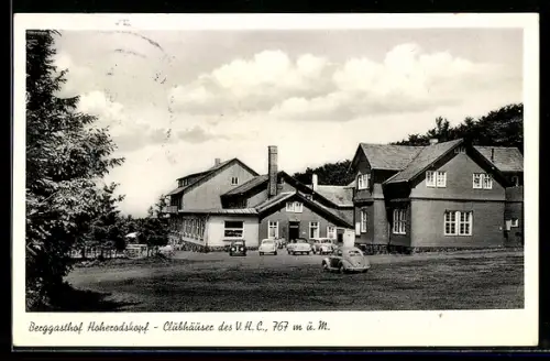 AK Schotten, Berggasthof Hoherodskopf, Clubhäuser des V.H.C., Pächter H. Hochfeld