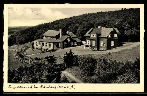 AK Hoherodskopf, Berggaststätten aus der Vogelschau