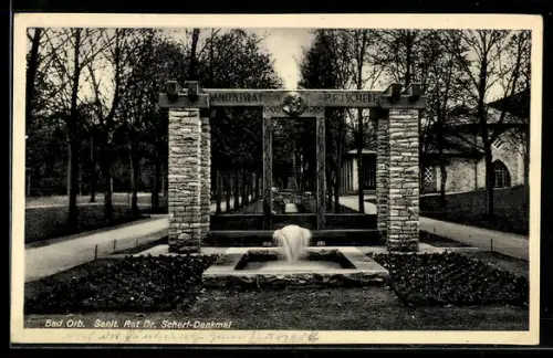AK Bad Orb, Sanitätsrat Dr. Scherf-Denkmal