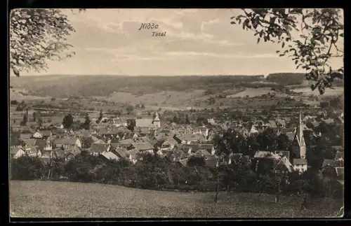 AK Nidda, Totalansicht des Ortes