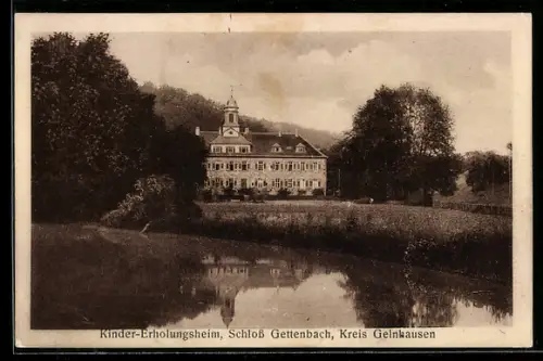 AK Gettenbach /Gelnhausen, Kinder-Erholungsheim Schloss Gettenbach