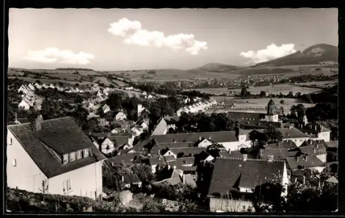 AK Philippsthal /Werra, Ortsansicht mit Bergpanorama