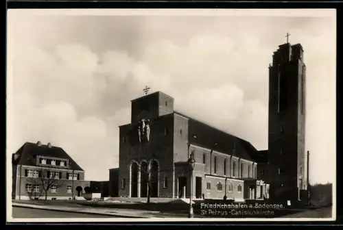 AK Friedrichshafen / Bodensee, St. Petrus-Canisiuskirche