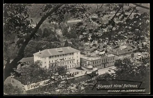 AK Wildbad im Schwarzwald, Klumpp`s Hotel Bellevue