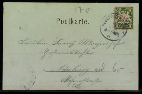 Mondschein-AK Regensburg, Altes Rathaus